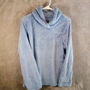 Cozy Blue Fleece Hoodie